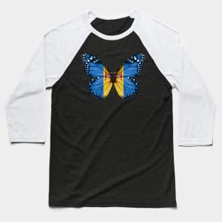 Madeiran Flag  Butterfly - Gift for Madeiran From Madeira Baseball T-Shirt